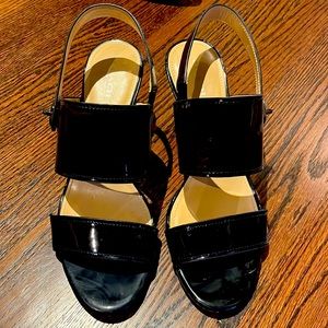 Coach Patent Leather Strap Heels